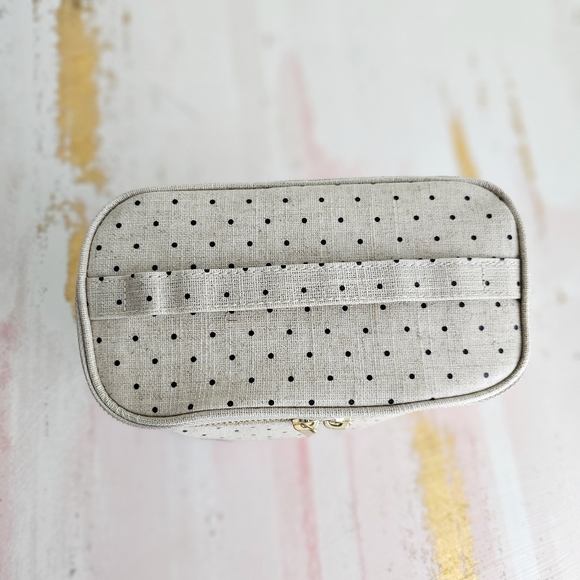 Kate Spade New York Lunch Tote Deco Dots Out to Lunch Coated Linen Cover - Picture 10 of 16